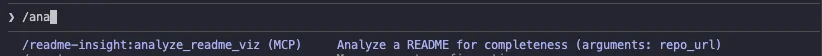 MCP Prompt example in Claude