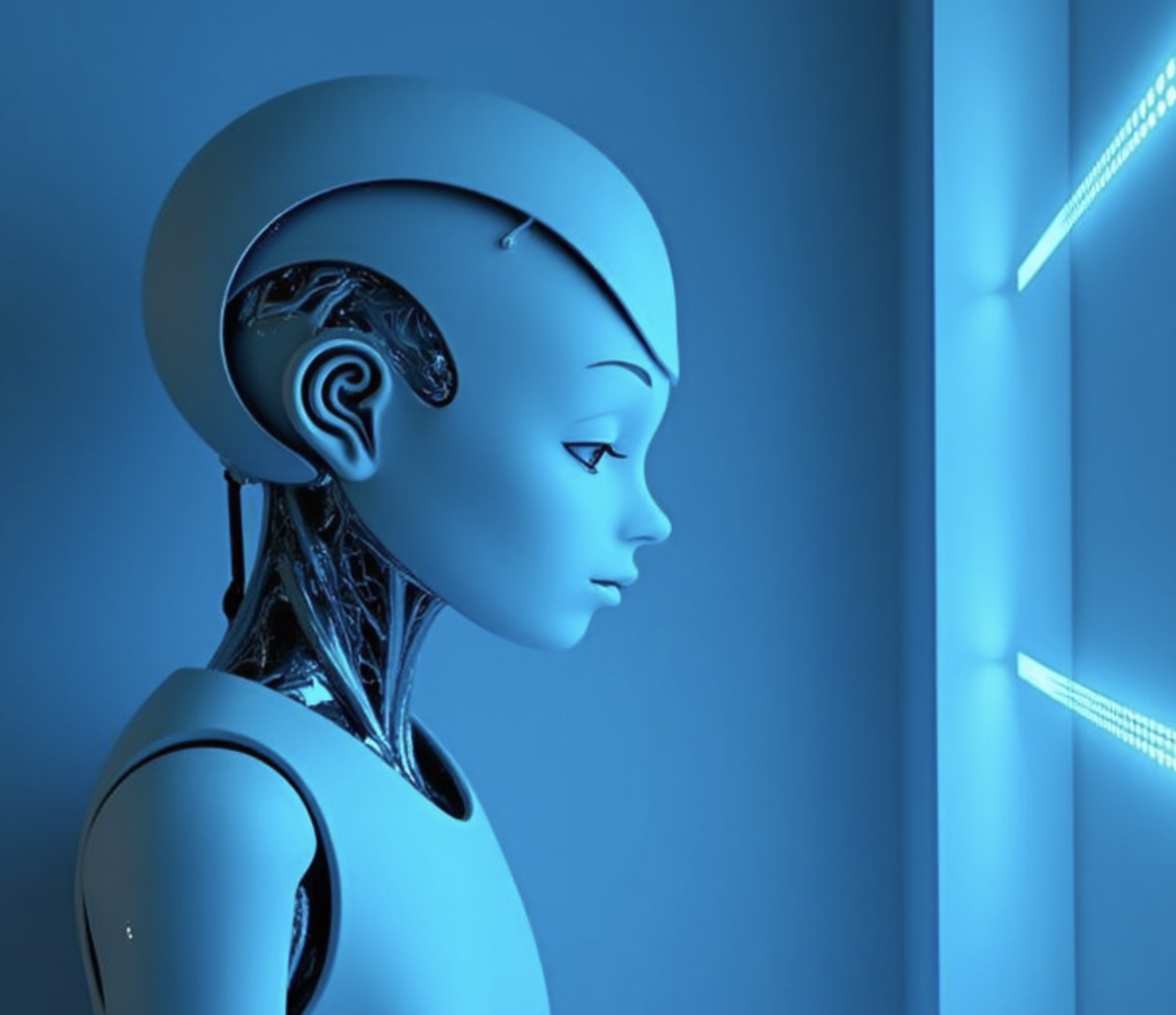 Profile of AI robot
