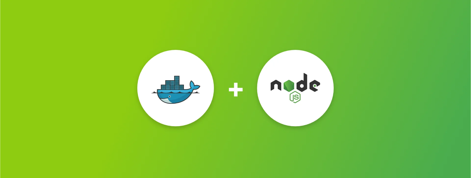 Node.js and Docker logo